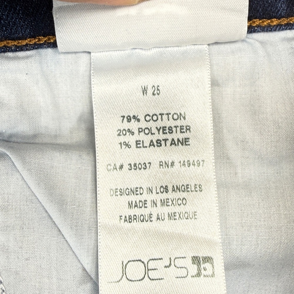 Joe's Jeans The Bobby Boyfriend Womens 25 Blue Distressed Mid Rise Tapered - Picture 12 of 12